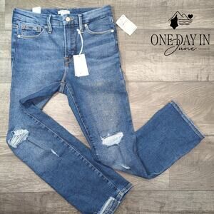 Good American Good Leg Straight Jeans Size 4